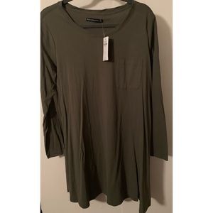 Abercrombie long sleeve Tee Shirt dress
